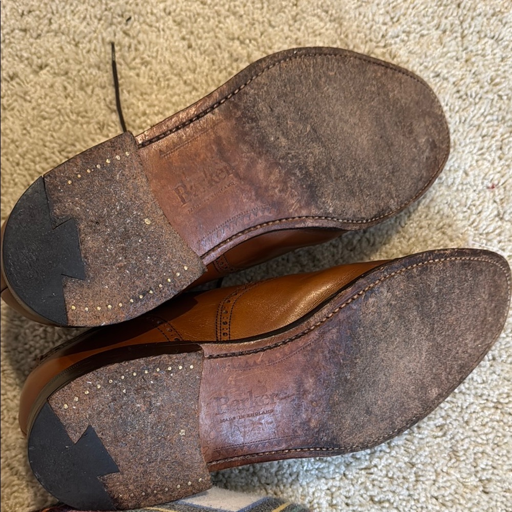 Barker Men's Brown Oxford Shoes 10.5 - Picture 7 of 7